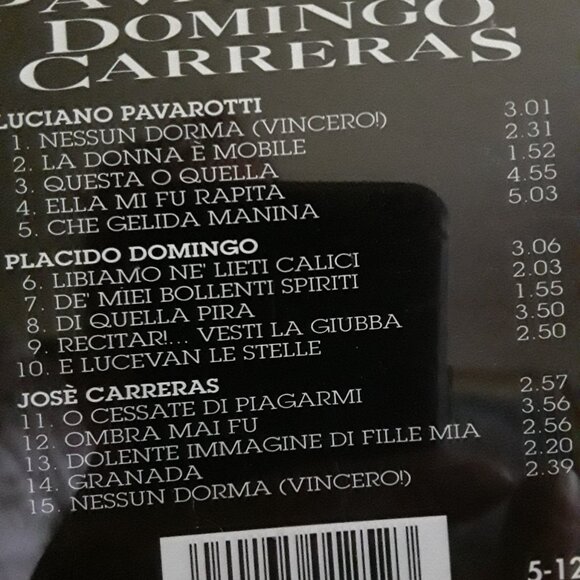 Lot of Three CDs - The Three Tenors, John Williams, Rodgers and Hammerstein - Picture 4 of 5